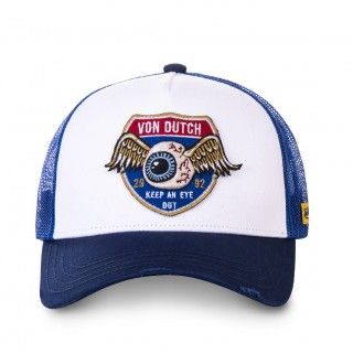 Casquette Vondutch Blanche Trucker Snapback effet Usé HIGH Vondutch - 2