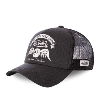 Casquette Vondutch Noire Trucker Snapback CREW