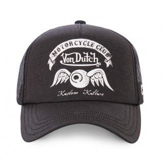 Casquette Vondutch Noire Trucker Snapback CREW Vondutch - 2