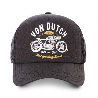 Casquette Vondutch Noire Trucker Snapback CREW Vondutch - 2