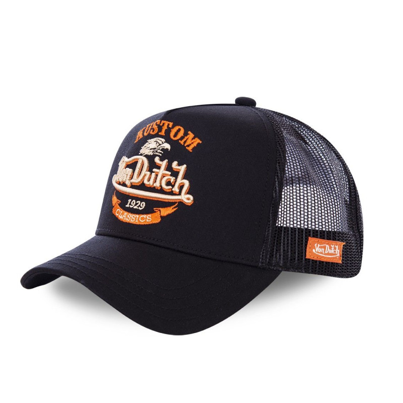 Casquette Vondutch Noire Trucker Snapback EAGLE Vondutch - 1
