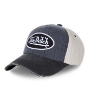 Casquette Vondutch Grise Baseball Scratch effet Usé JACK Vondutch - 1