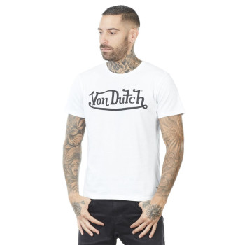 Tee Shirt Blanc coupe Régular Col rond FIRST | Homme - Vondutch