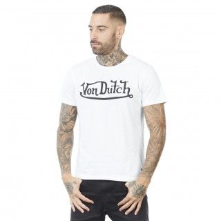 Tee Shirt Blanc coupe Régular Col rond FIRST | Homme - Vondutch Vondutch - 1