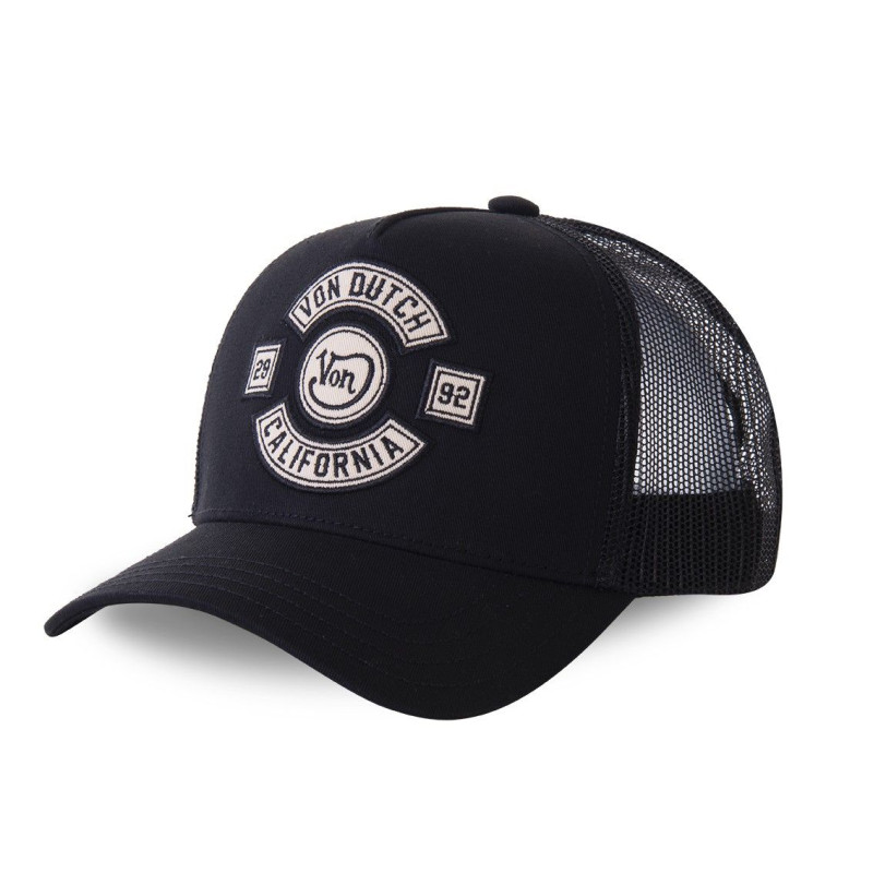 Casquette Vondutch Noire Trucker Snapback BIKER Vondutch - 1