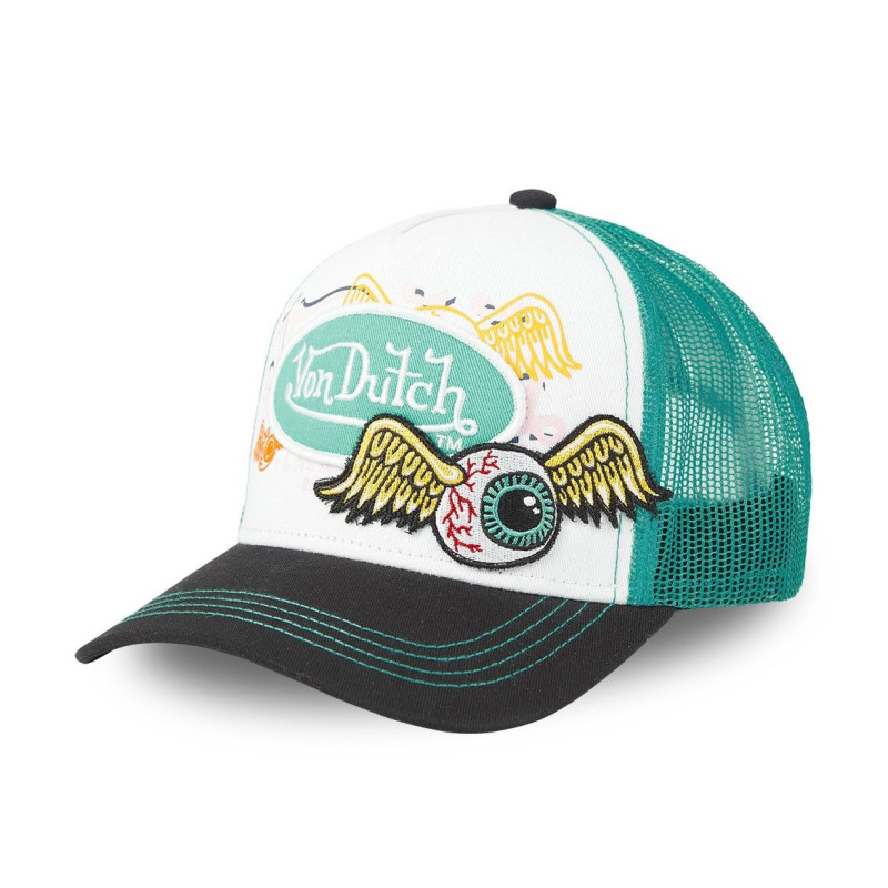 Casquette Vondutch Verte Trucker Snapback FLYING EYE Vondutch - 1