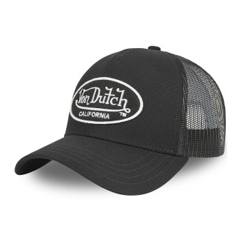 Casquette Vondutch Noire Trucker Strapback / Boucle LOFB