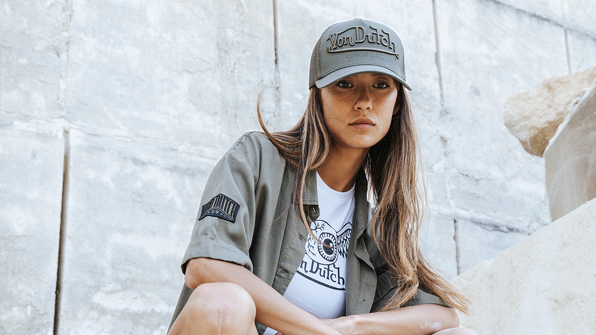 Casquette trucker femme